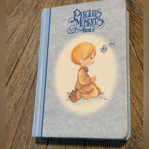 Vintage 1984 Precious Moments Children’s Bible NKJV Hardcover Thomas Nelson